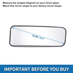 Right Lower Side Mirror Glass Replacement for VW CRAFTER, MERCEDES (2006-2017)