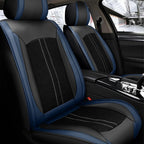 Set of 4 Leather Car Seat Covers for Toyota Tacoma (2016–2023) Blue