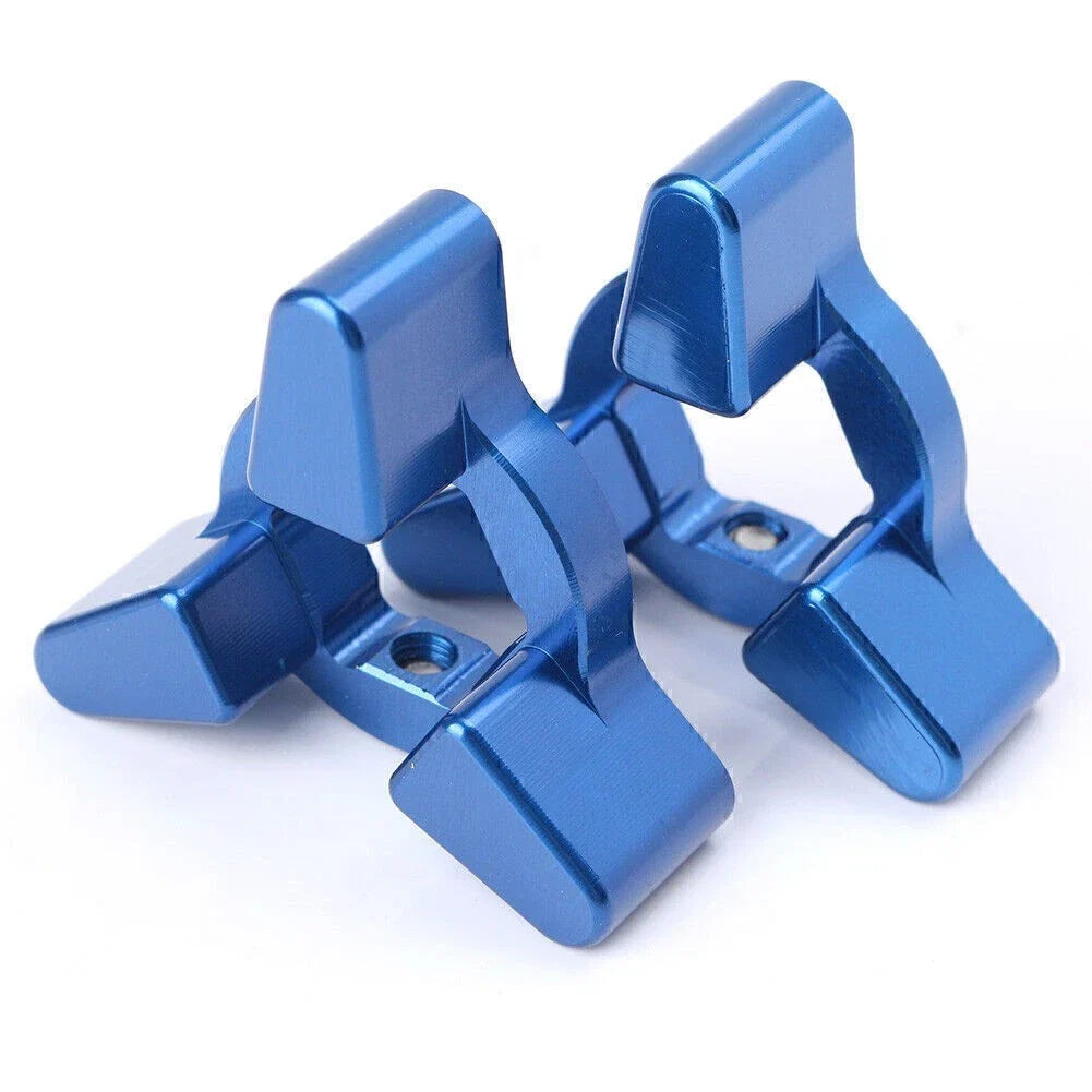 14mm CNC Anodized Preload Adjusters for Universal Motorcycle - Blue