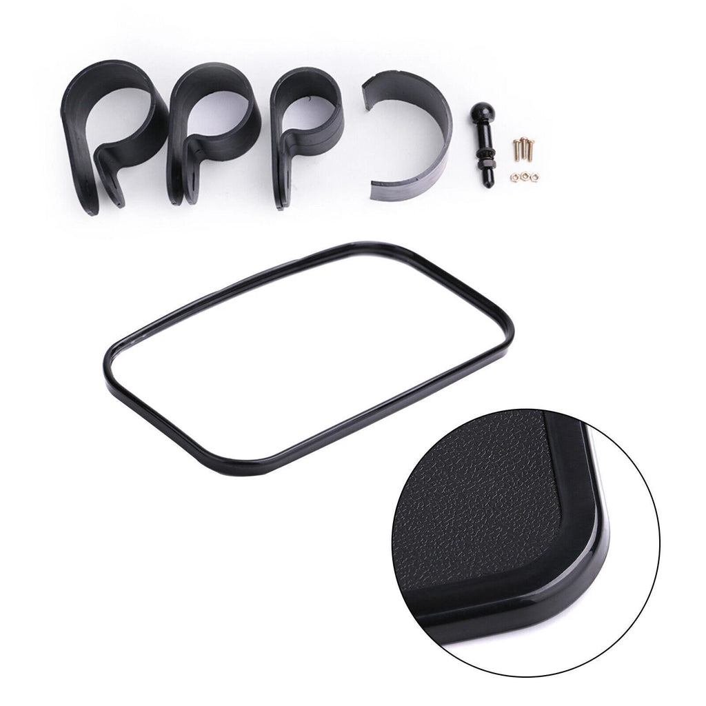 1.75" 1.5" 2" Bar Rectangular Rear View Mirror for Kawasaki Mule Can-Am Commander