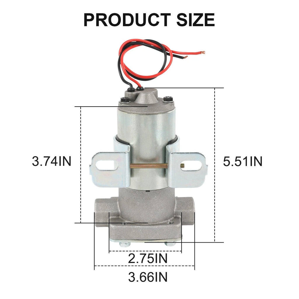 High Flow Electric Fuel Pump for Holley Demon Carburetor (Universal)