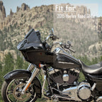 Chrome 12" Prewired Handlebar 1.25" for Harley Road Glide (2015)