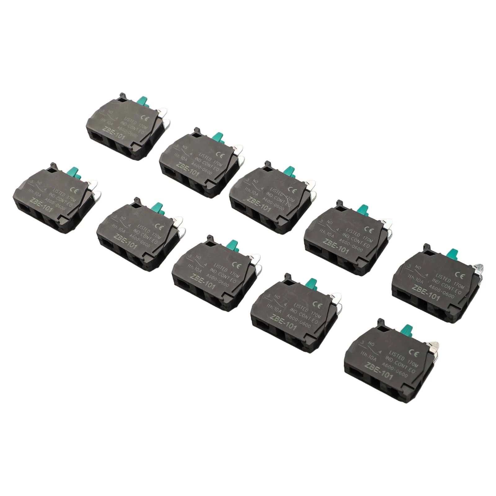 Set of 10 Screw Clamp Terminals ZBE101 for Automotive Applications