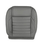Left Driver Bottom Leather Seat Cover Gray for Ford Mustang GT (2010–2014)