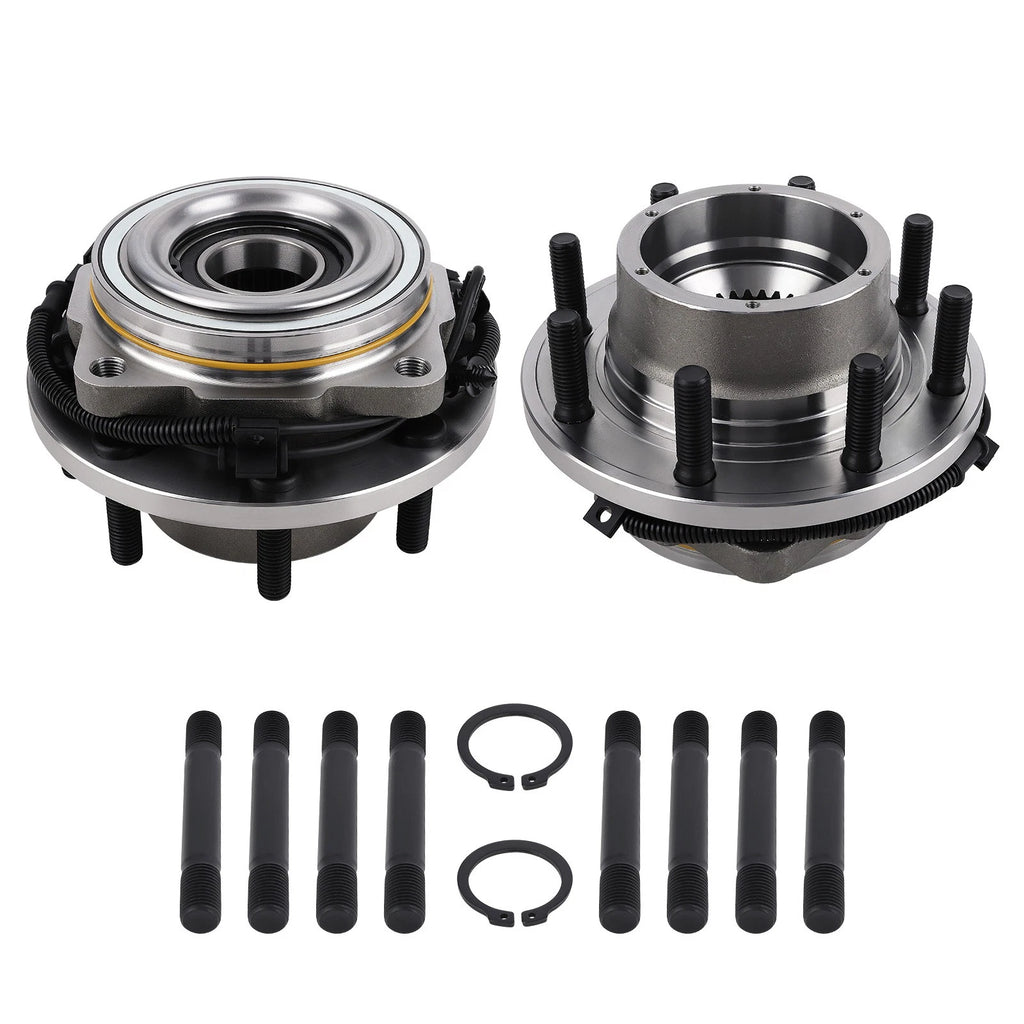 2pc Front Wheel Hub and Bearing Assembly for Ford F-250 Super Duty (2011–2016) 515131