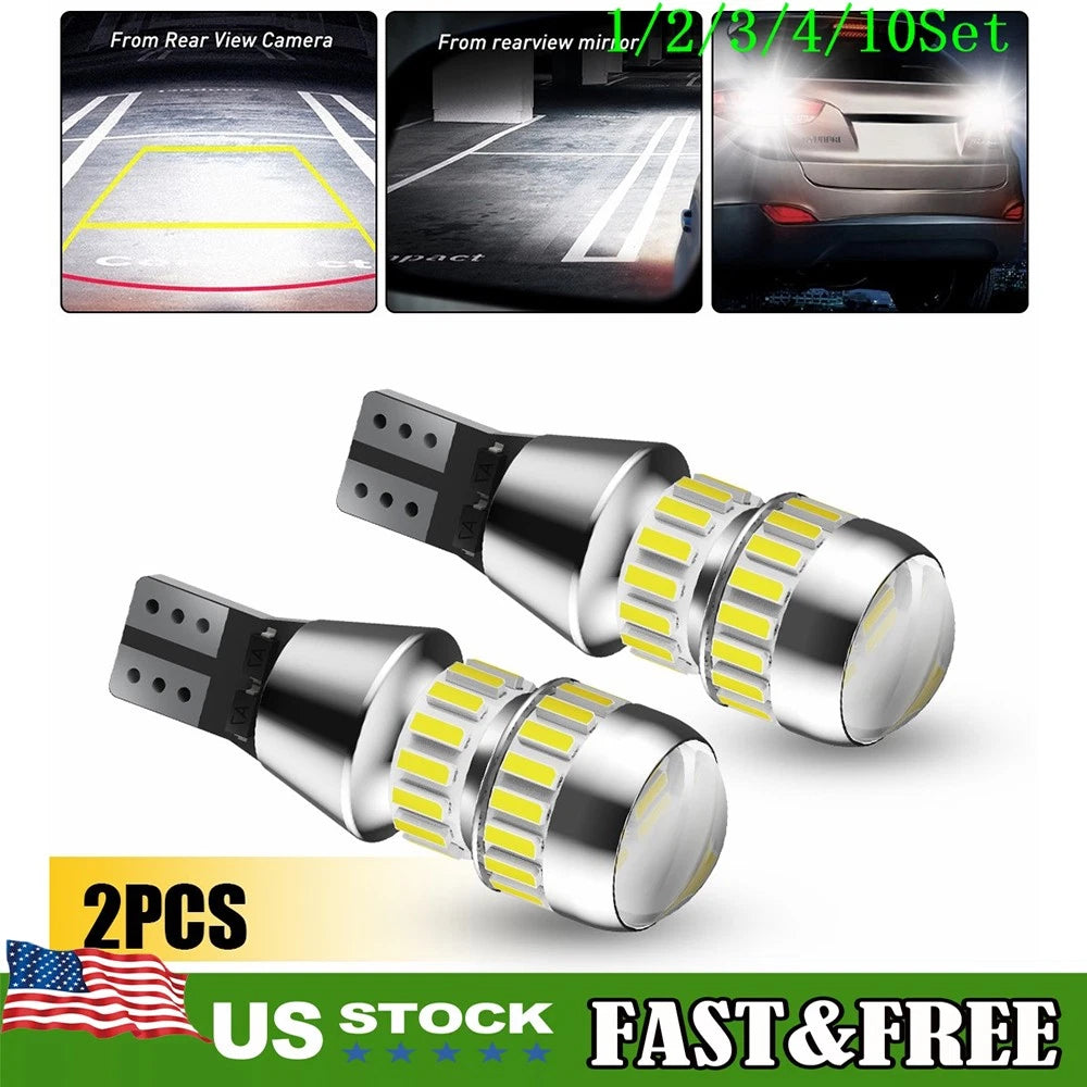 T15 LED Reverse Bulbs for Make Model