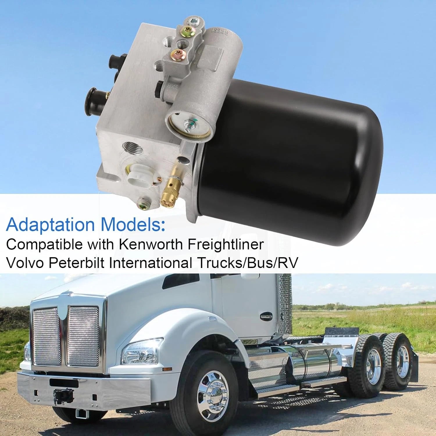 Air Dryer for Peterbilt Kenworth (12V)