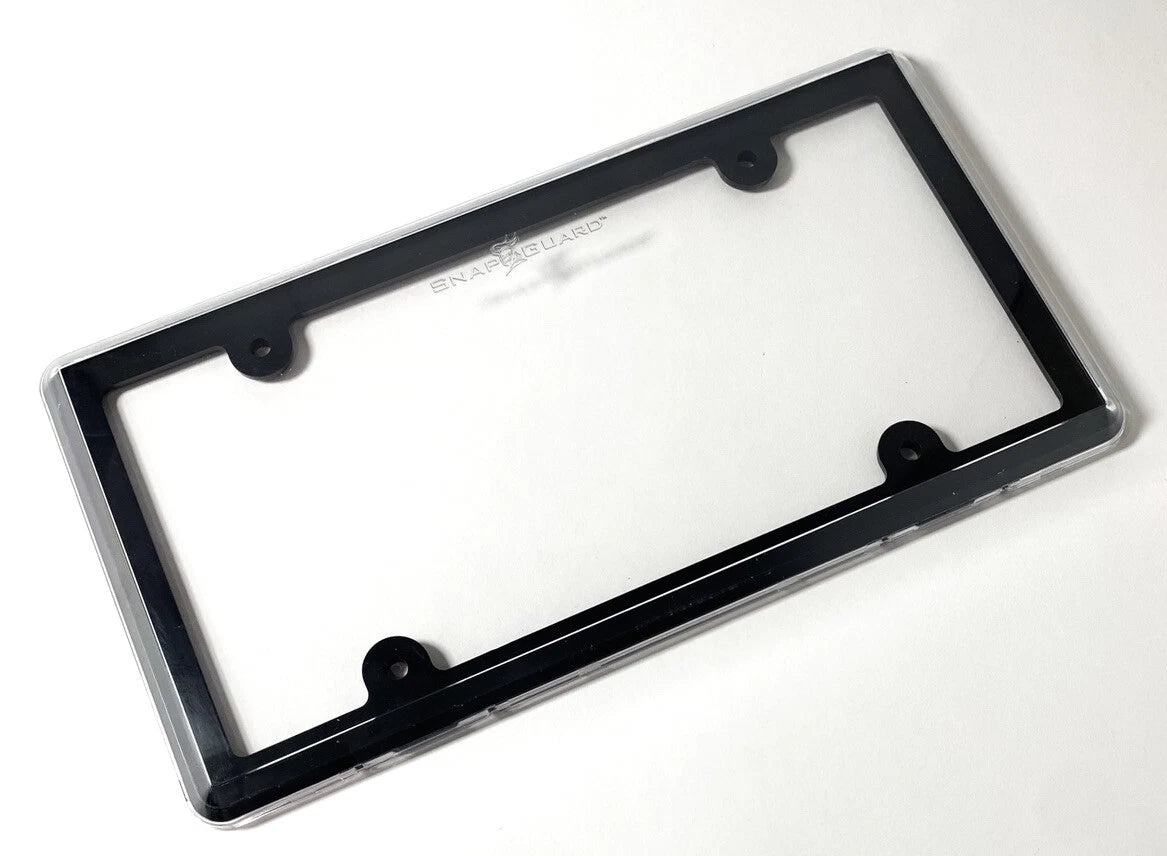Plastic License Plate Snap On Shield Protector for US Plates (Universal)