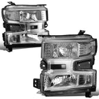 Chrome/Clear Headlight Lamp for Chevy Silverado 1500 WT (2019–2021)