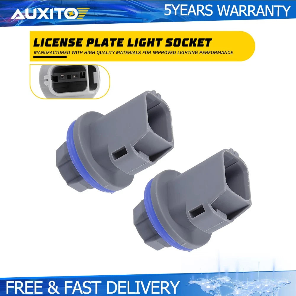2X License Plate Light Socket for Ford F-150 F-250 F-350 F-450 (H)
