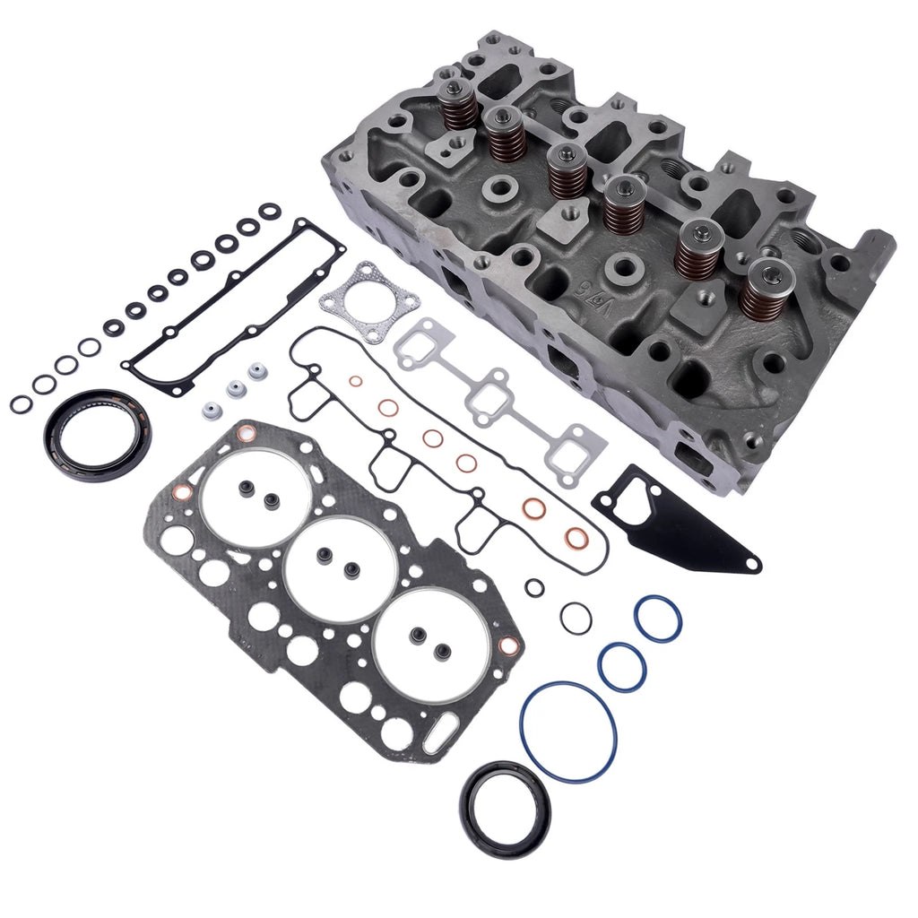 Complete Cylinder Head Assembly & Gasket Set for Yanmar Engine