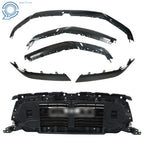 Front Upper Grille Molding for Ram 1500 (2019–2022) Glossy Black