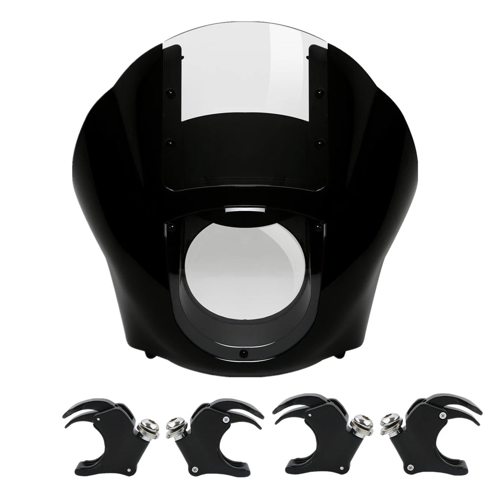 5.75" Quarter Headlight Fairing & 49mm Fork Clamps for Harley Sportster XL (2004–2023)
