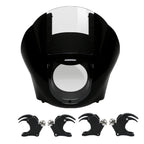 5.75" Quarter Headlight Fairing & 49mm Fork Clamps for Harley Sportster XL (2004–2023)