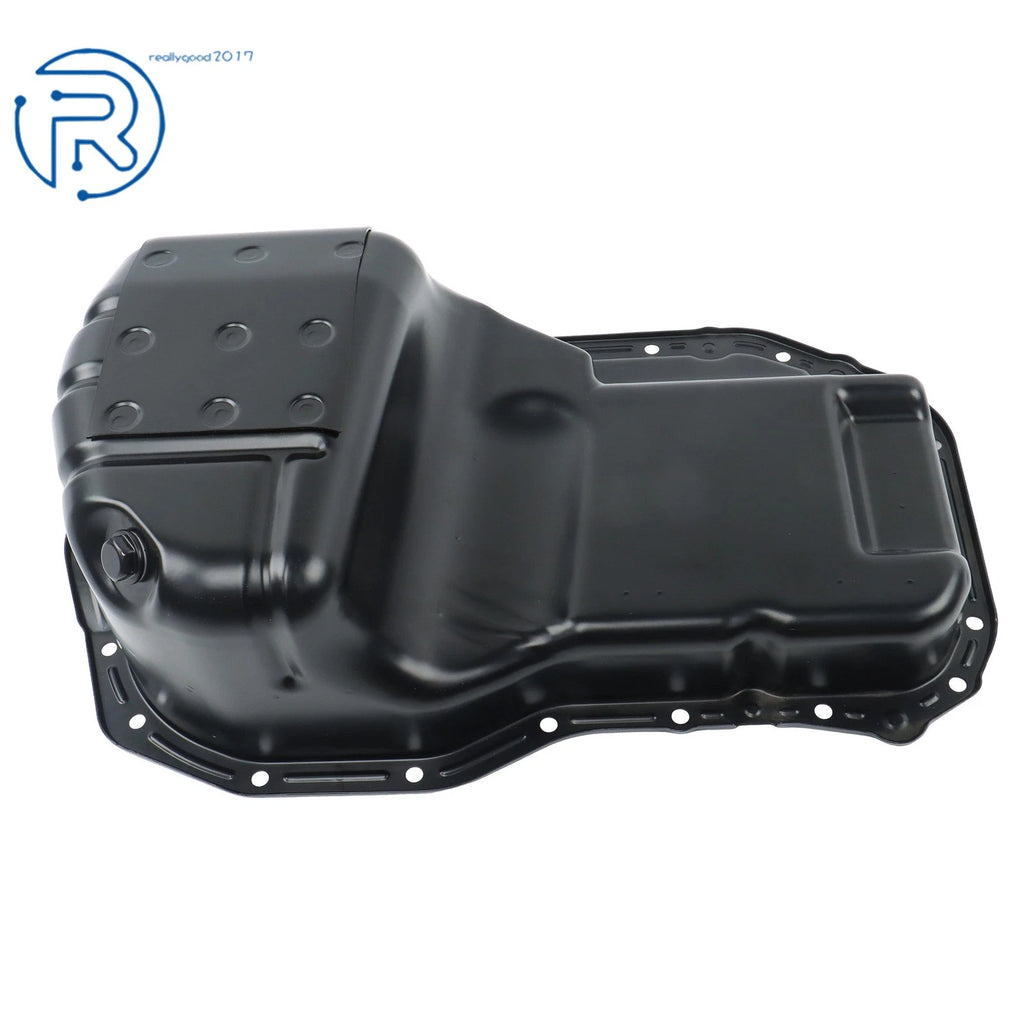 Engine Oil Pan for Mitsubishi Lancer (2004-2006) Black with Drain Plug