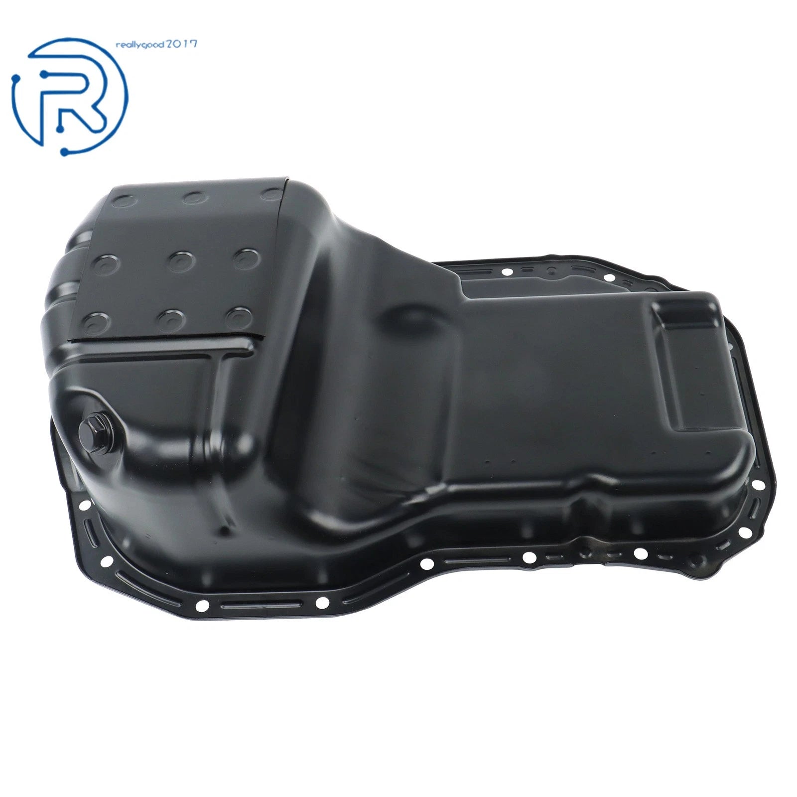 Engine Oil Pan for Mitsubishi Lancer (2004-2006) Black with Drain Plug