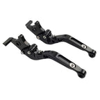 Black Extendable Brake Clutch Levers for BMW F900R F900XR F750GS F850GS (2019-2023)