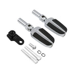 Chrome Passenger Footpeg Pedals for Harley Softail Slim (2012–2017)