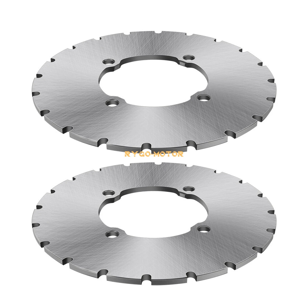 2X Front Brake Rotor Disc for Polaris Scrambler 400 500 4X4 2x4 (1998–2000)
