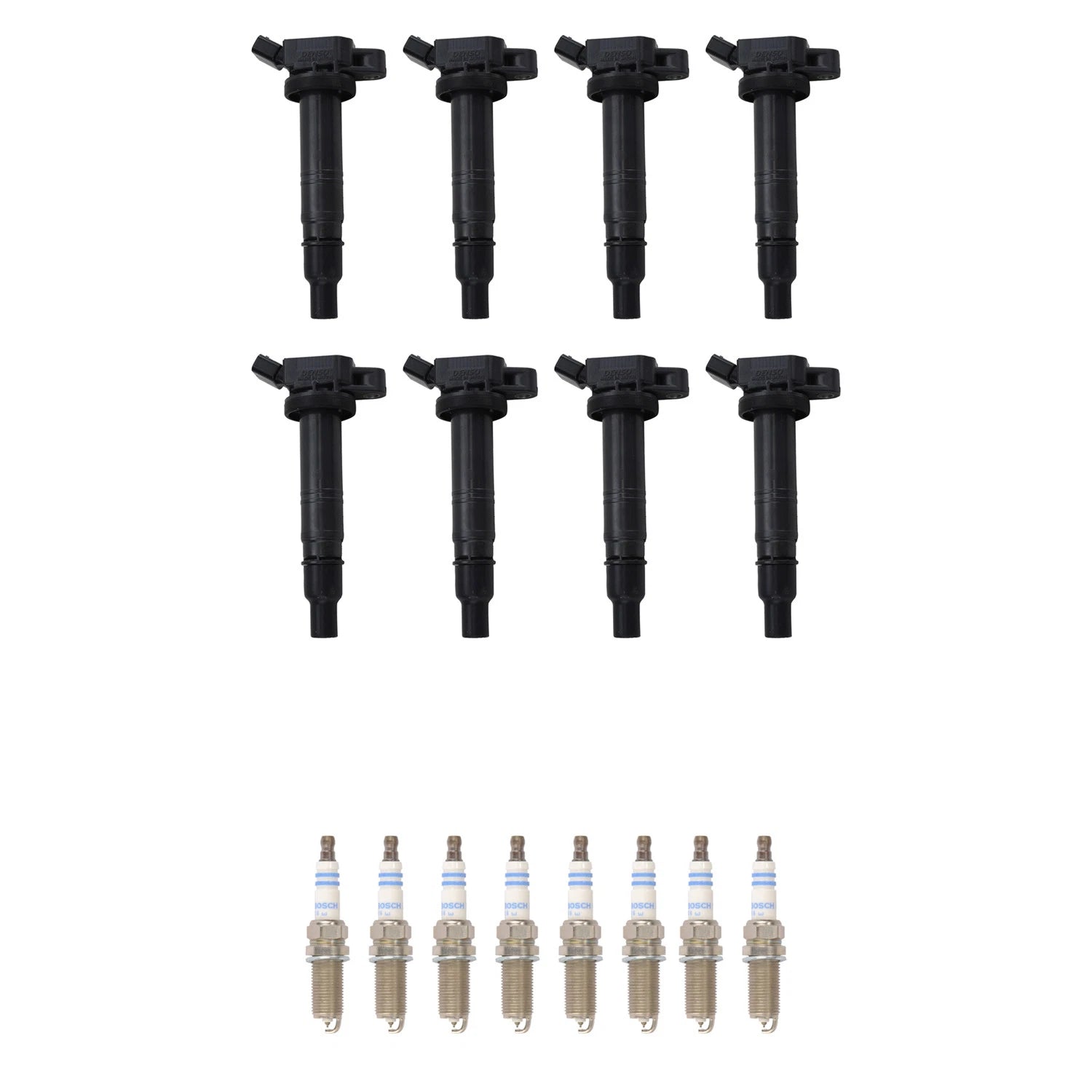 Set of 8 Ignition Coils & Spark Plugs for Lexus GS F IS500 LC500 V8