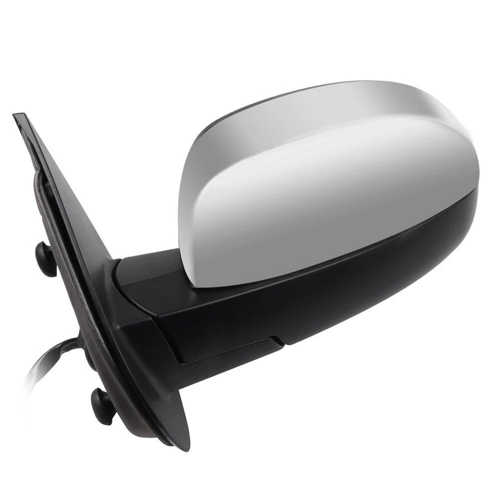 Set of 2 Chrome Power Memory Heated Side Mirrors for Chevy GMC