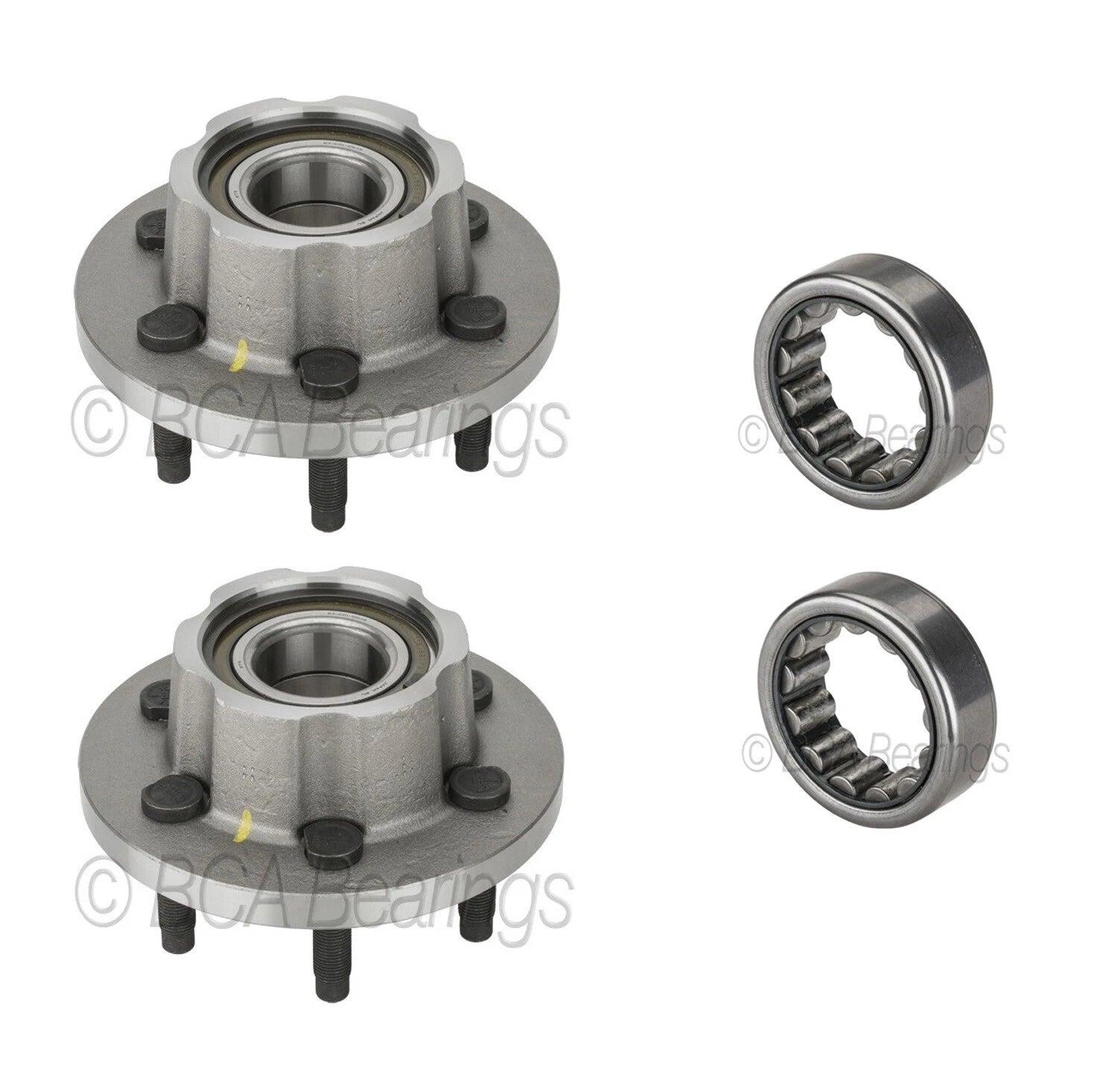 Set of 2 Front Wheel Bearing Hub Assemblies for Dakota Durango (2000–2003)