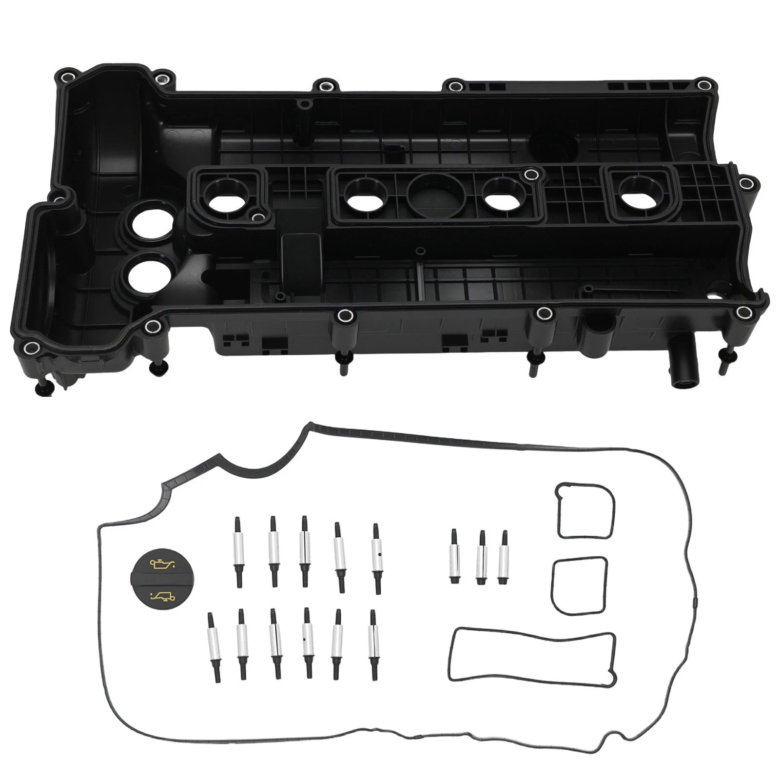 Engine Valve Cover & Gasket & Bolts Kit for Ford Focus 2.3L L4 (2016–2018)