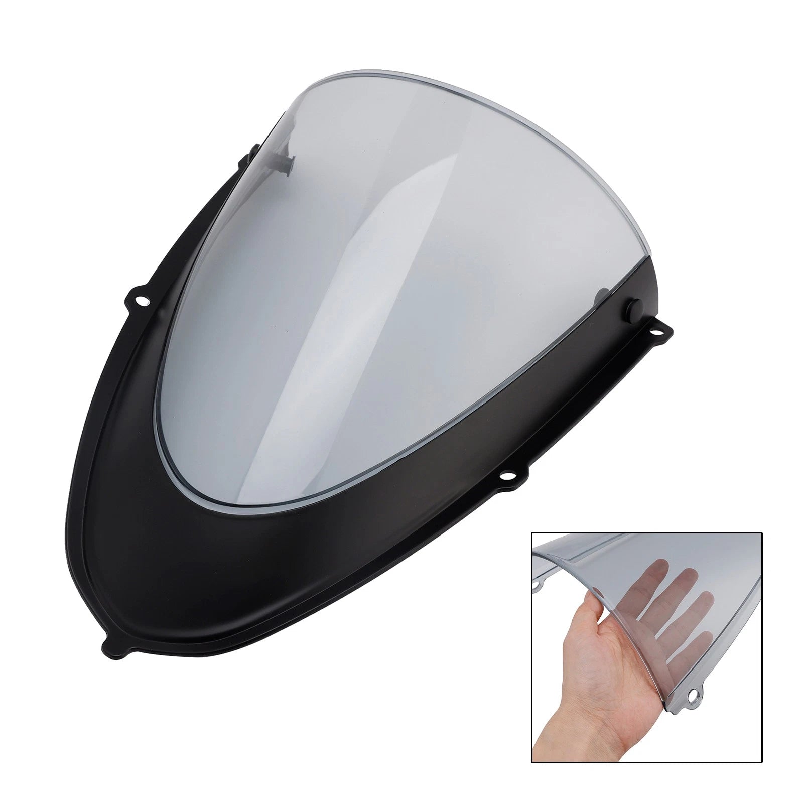 Headlight Fairing Windshield for Aprilia RS 660 (2020–2024) Matt Black/Gray
