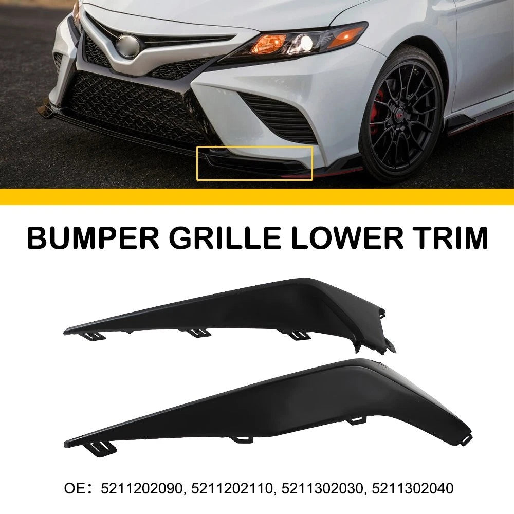 Front Bumper Grille Lower Molding Set for Toyota Corolla SE XSE (2020–2022)