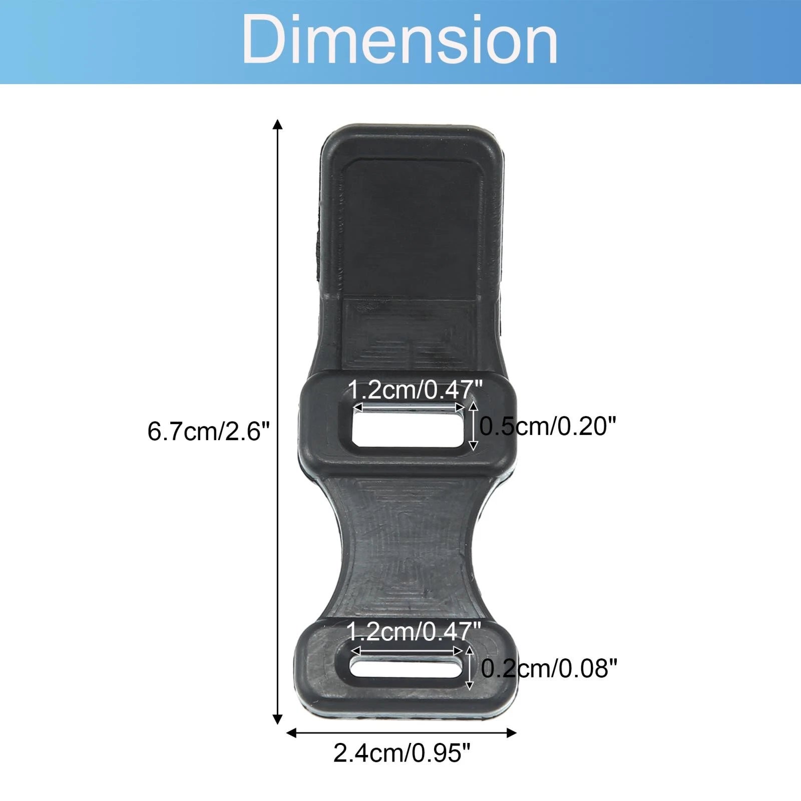 2X Rear Rack Door Rubber Straps 81309-958-680 for Honda ATC200E TRX300 TRX350 (1982–1999)