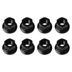 8X 5/8"-18 Swivel Flange Trailer Lug Nut for 7K, 8K, 10K, 12K Axles