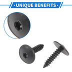 15 Pcs Fender Liner Splash Shield Bumper Cover Screw for Audi A4 (1996–2016)