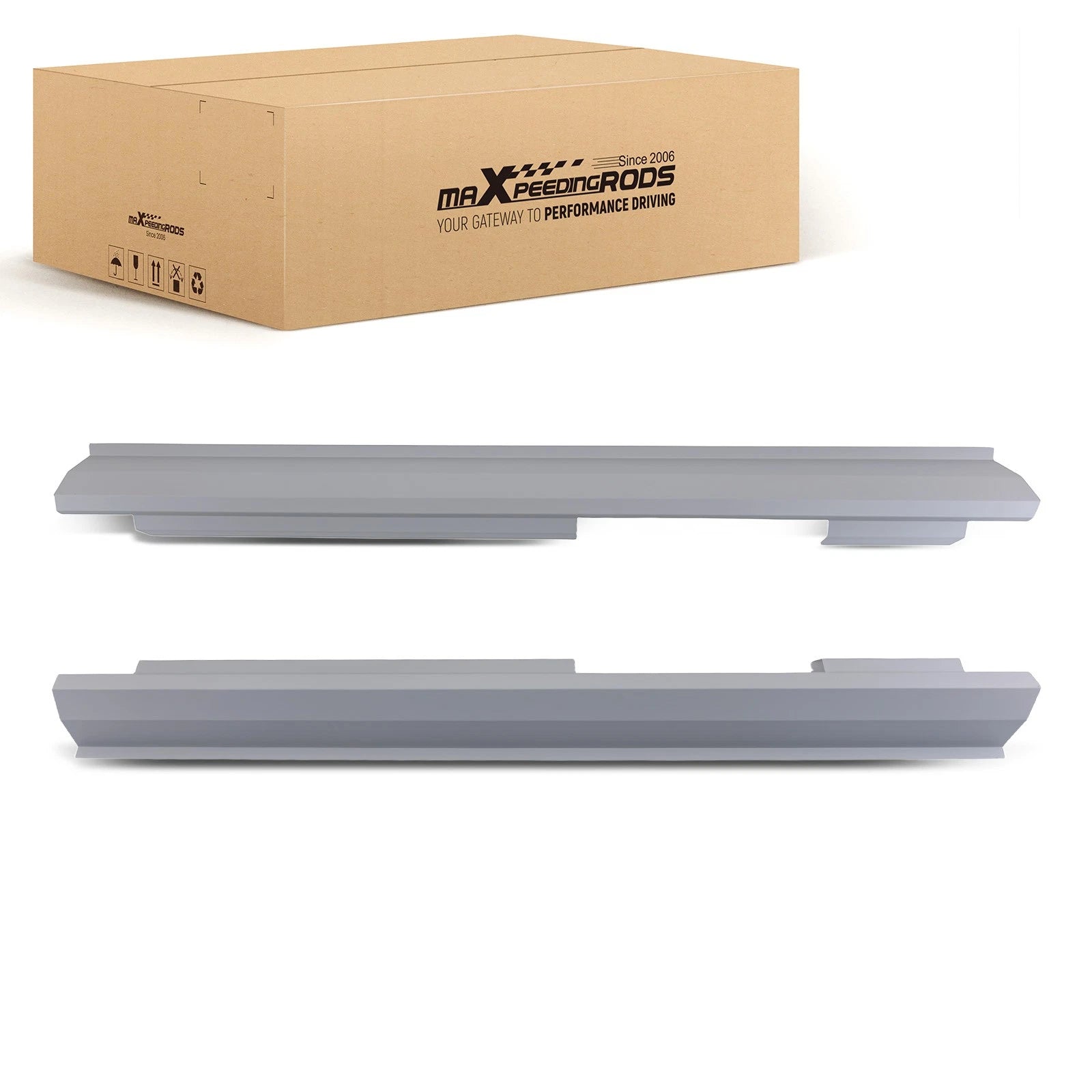 Rocker Panel Set for Jeep Liberty 4 Door (2002–2007) Left Right Steel