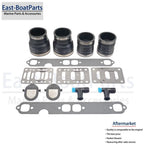Set of 2 Exhaust Manifold Gasket Kits for MerCruiser (27-33395, 27-863724, 27-860232)