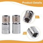 2X Socket Converter Adapter for Power Tools 1/4"