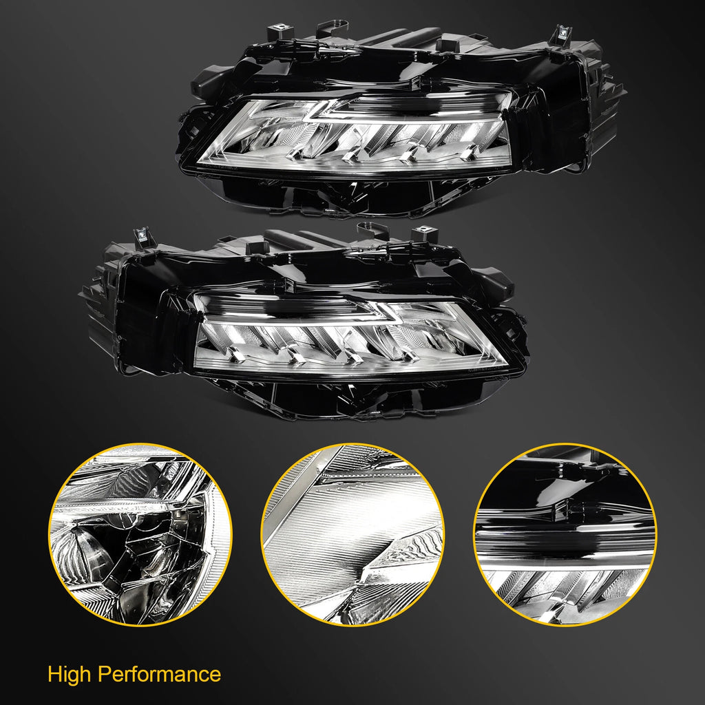 LED Headlights Pair for Nissan Rogue SV SL (2021–2025)