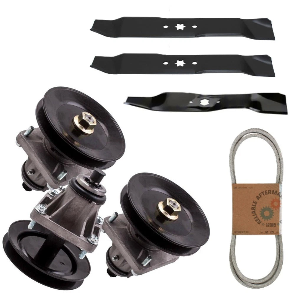 Deck Spindles Blades and Belt Kit for Toro LX460 (2010–2015)