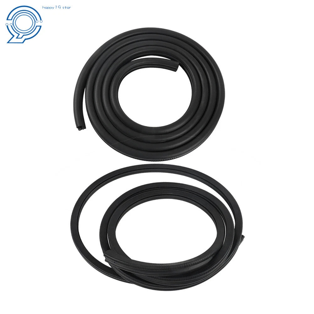 Set of 2 Rubber Door Weatherstrip Seals for Chevrolet GMC Tahoe Yukon