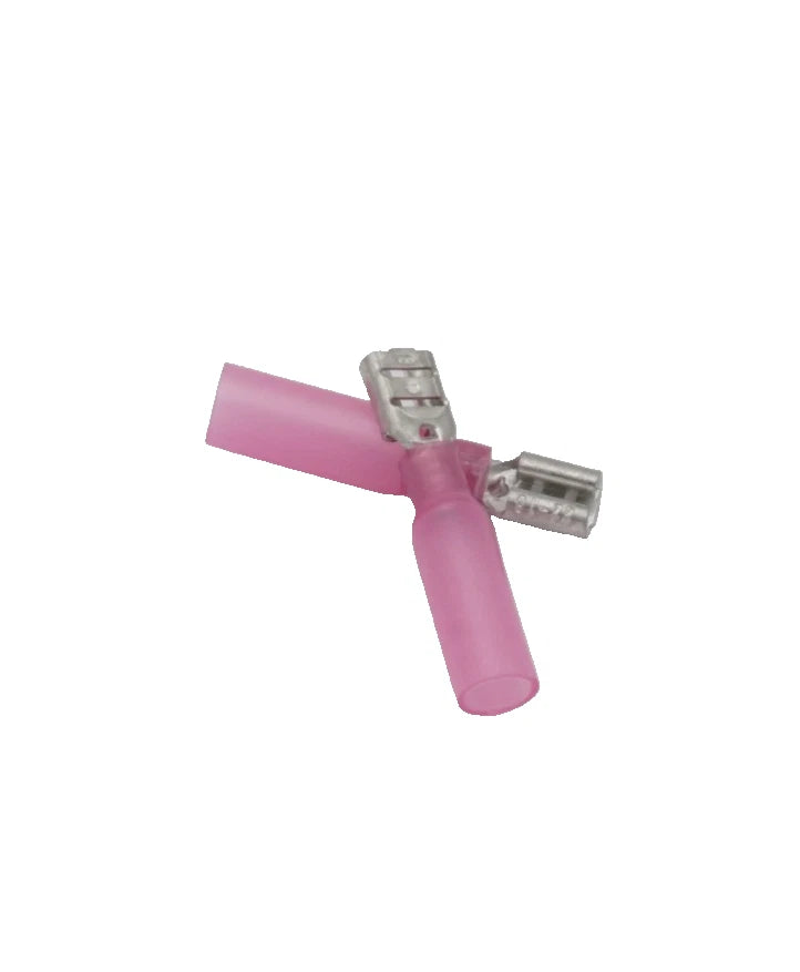30-Pack Heat Shrink Push On Terminal for Marine 22-16 AWG