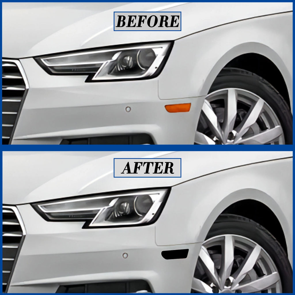 2X Front Bumper Reflector Side Marker Lights for Audi A4 S4 (2017-2018)