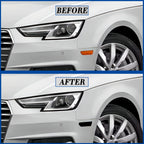 2X Front Bumper Reflector Side Marker Lights for Audi A4 S4 (2017-2018)