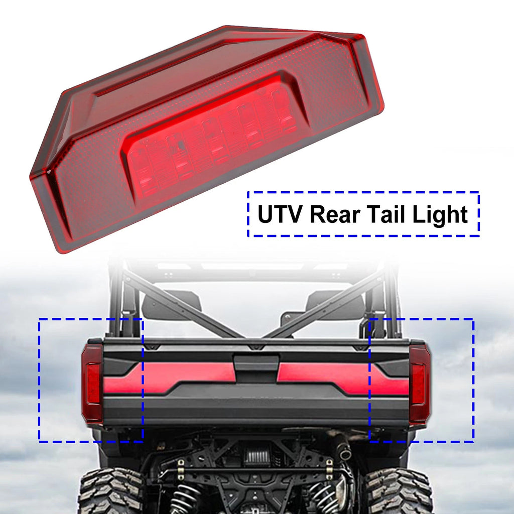 UTV Tail Light for Polaris Ranger Crew 570 XP 900 General (2013–2020) Red 2412774