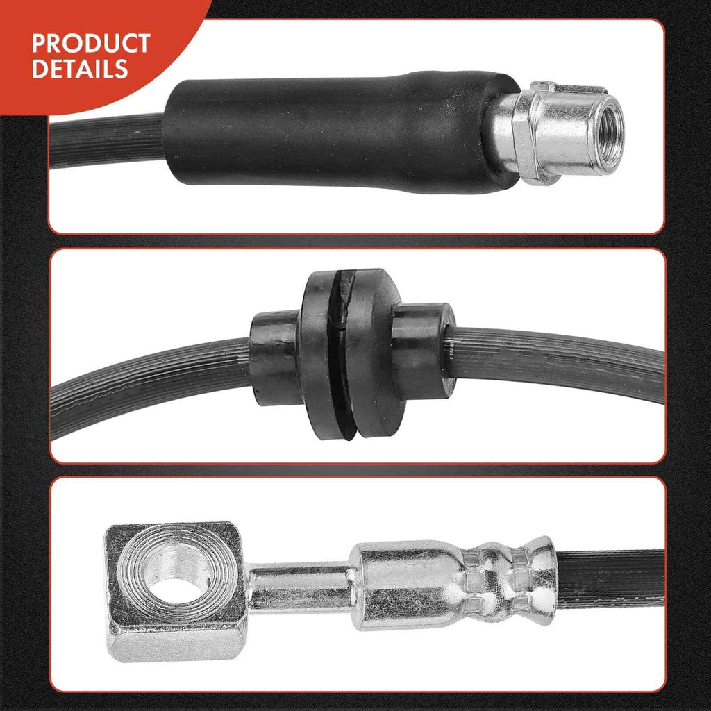 Set of 4 Brake Hydraulic Hoses for Chevrolet Malibu (2013–2016)