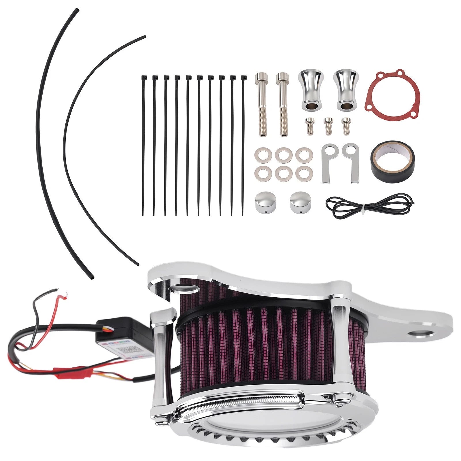 Air Cleaner Intake Filter for Harley Touring Road King Softail (1993–2007)