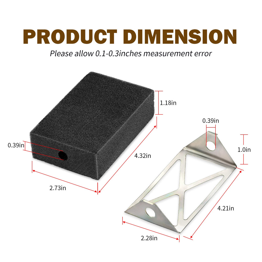 Air Filter & Mount Plate for Honda CT70 XL70 SL70 (1970–1982)