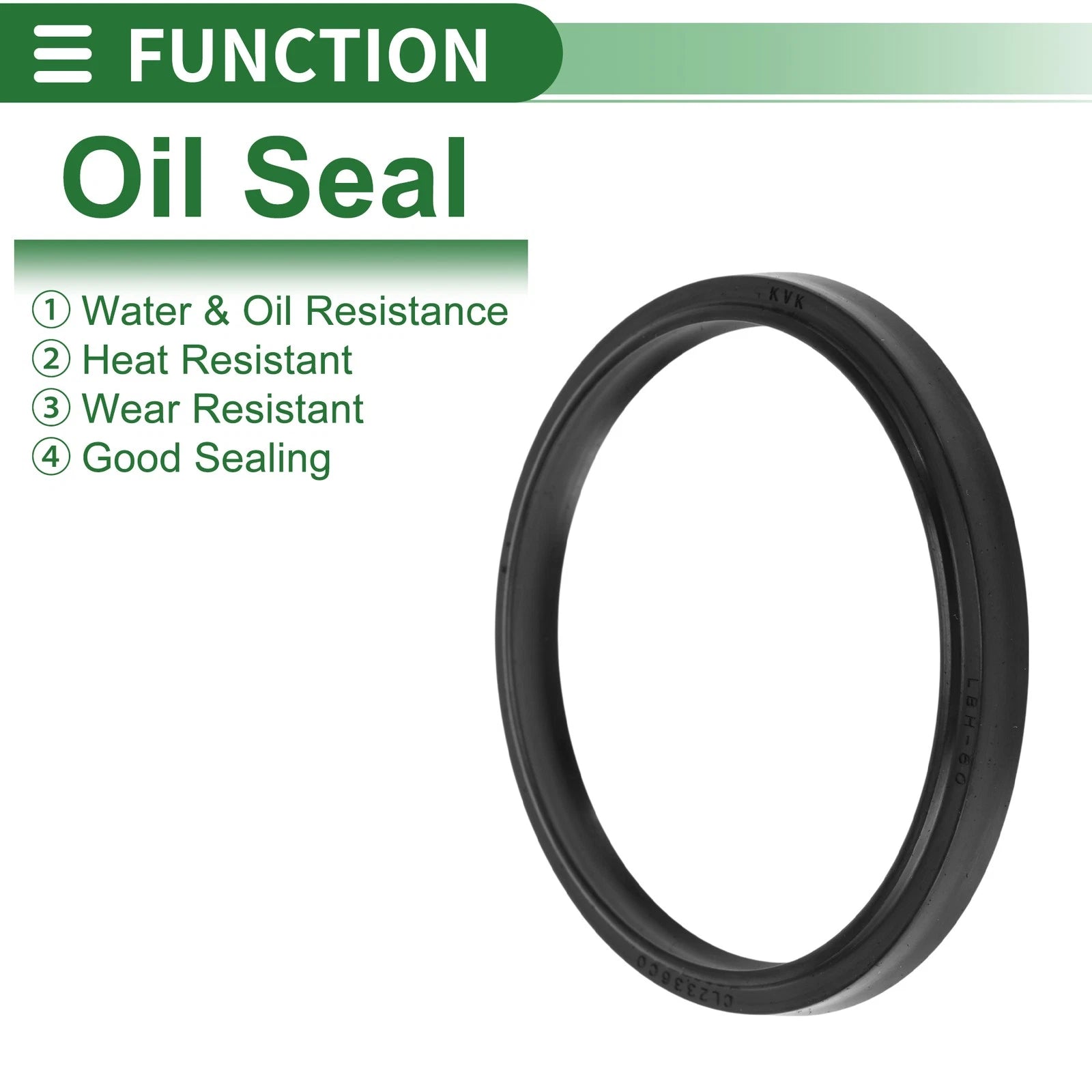 Set of 5 Oil Seal Rotary Shaft Seal NBR Rubber 60x68x5mm