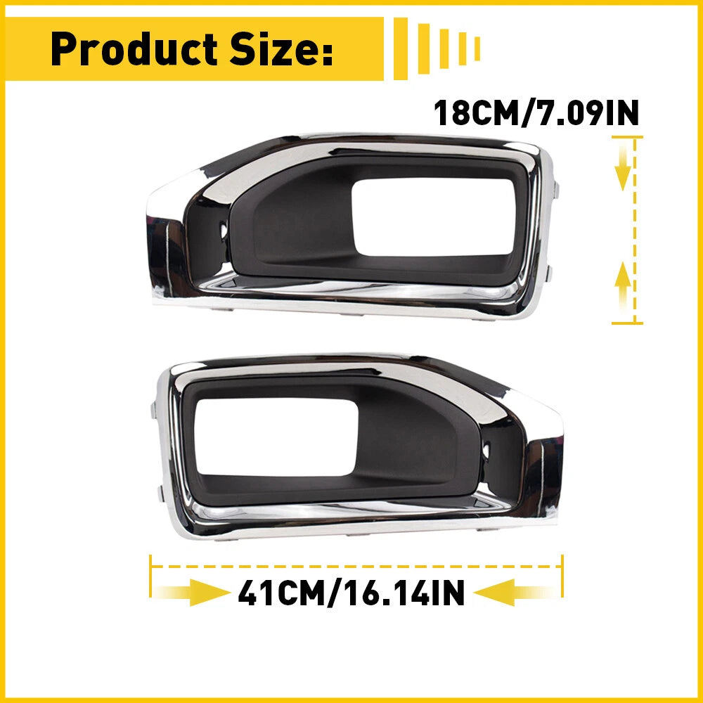 Pair of Fog Light Covers for GMC Yukon (2015-2020)