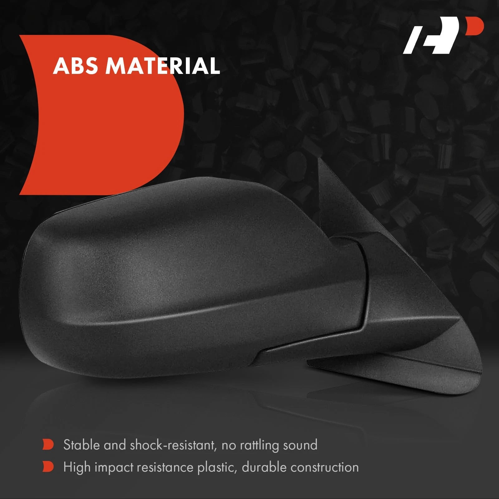 2X Power Mirrors for Jeep Grand Cherokee (2005–2010) Manual Folding