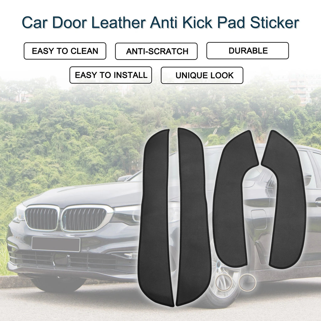 Car Door Leather Anti Kick Pad Sticker for BMW 5 Series (2011–2017)