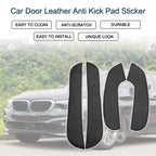 Car Door Leather Anti Kick Pad Sticker for BMW 5 Series (2011–2017)